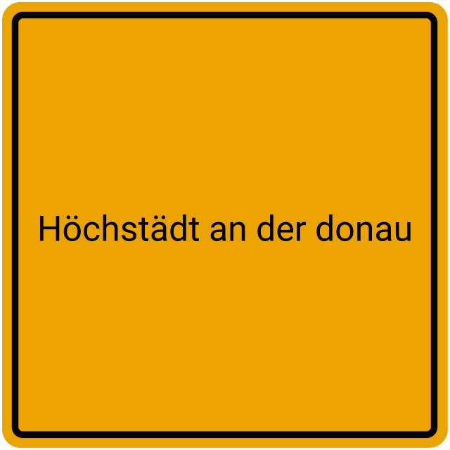 Meldebestätigung Höchstädt an der Donau